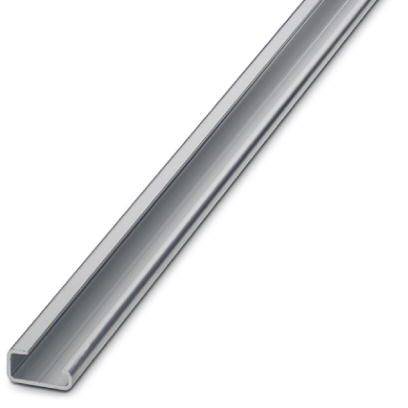 Metallschiene mit U-Profil, silberfarben, zur Befestigung oder zum Halten von Objekten.