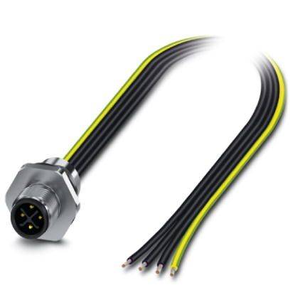 Phoenix Contact 1411607 Rundsteckverbinder Stecker Gesamtpolzahl: 4 1St.