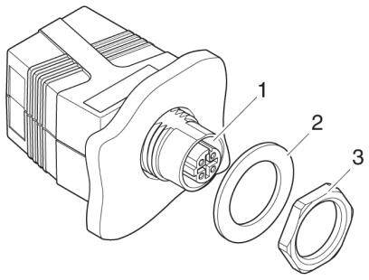 Phoenix Contact 1414398 Schaltschrankdurchführung Buchse, gerade Polzahl Sensoren: 4 1St.