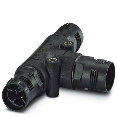 Phoenix Contact 1417490 T-Verteiler Schraubverriegelung, T-Verteiler Gesamtpolzahl: 5 1St.