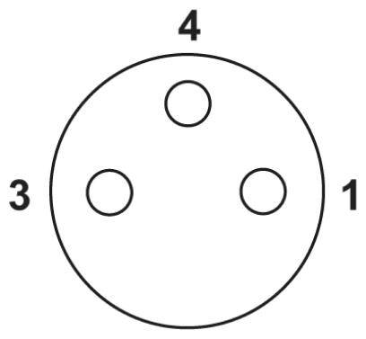 Ein Kreis mit drei Innenkreisen in einer Dreiecksform, nummeriert von 1 bis 4 um den Hauptkreis herum.