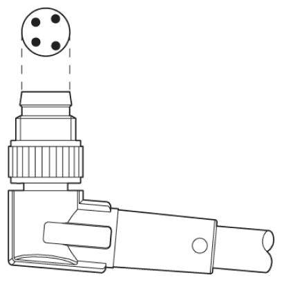 Phoenix Contact 1682265 Sensor-/Aktor-Anschlussleitung Stecker, gewinkelt, Buchse, gewinkelt 30.00 cm Polzahl Sensoren: 4 1 St.