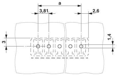 Phoenix Contact Stiftgehäuse-Platine Polzahl Gesamt 9 Rastermaß: 3.81mm 1707078 50St.