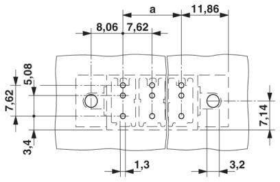 Phoenix Contact Stiftgehäuse-Platine Polzahl Gesamt 12 Rastermaß: 7.62mm 1721009 50St.