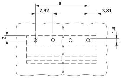 Phoenix Contact Stiftgehäuse-Kabel Polzahl Gesamt 10 Rastermaß: 7.62mm 1728934 50St.