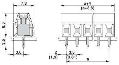 Phoenix Contact 1751358 Printklemme 1.5mm² Polzahl 13 Grün 1St.