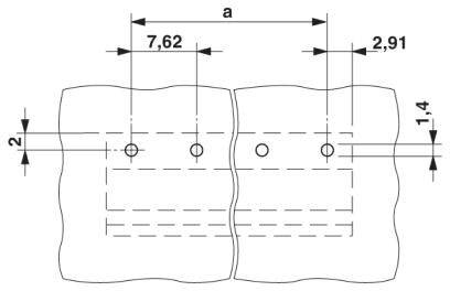 Phoenix Contact Stiftgehäuse-Kabel Polzahl Gesamt 6 Rastermaß: 7.62mm 1766165 50St.