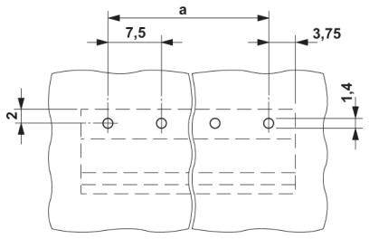 Phoenix Contact Stiftgehäuse-Kabel Polzahl Gesamt 12 Rastermaß: 7.5mm 1766440 1St.