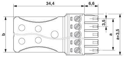 Phoenix Contact Buchsengehäuse-Kabel Polzahl Gesamt 7 Rastermaß: 3.5mm 1768884 50St.