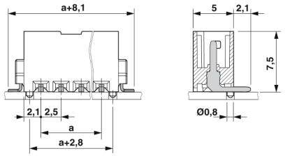 Phoenix Contact Stiftgehäuse-Platine Polzahl Gesamt 3 Rastermaß: 2.5 mm 1778706 400 St.