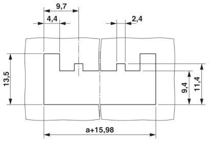 Phoenix Contact Stiftgehäuse-Platine Polzahl Gesamt 8 Rastermaß: 5.08mm 1792685 1St.