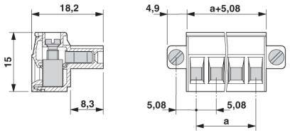 Phoenix Contact Buchsengehäuse-Kabel Polzahl Gesamt 11 Rastermaß: 5.08mm 1805385