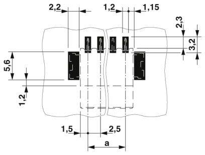 Phoenix Contact Stiftgehäuse-Platine Polzahl Gesamt 3 Rastermaß: 2.5mm 1815206 500St.
