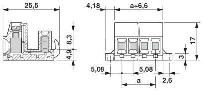 Phoenix Contact Buchsengehäuse-Kabel Polzahl Gesamt 7 Rastermaß: 5.08mm 1824175 1St.