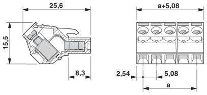Phoenix Contact Buchsengehäuse-Kabel Polzahl Gesamt 13 Rastermaß: 5.08mm 1826393 1St.