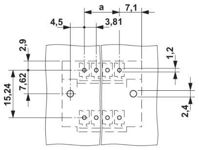 Phoenix Contact Stiftgehäuse-Kabel Polzahl Gesamt 2 Rastermaß: 3.81mm 1830253 1St.