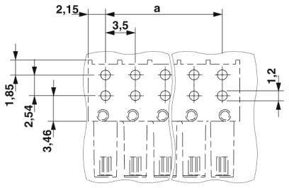 Phoenix Contact Buchsengehäuse-Platine Polzahl Gesamt 5 Rastermaß: 3.5mm 1830443 1St.