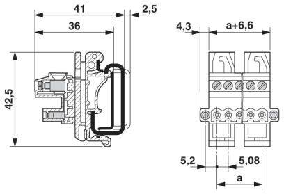 Phoenix Contact Buchsengehäuse-Kabel Polzahl Gesamt 11 Rastermaß: 5.08mm 1859263 1St.