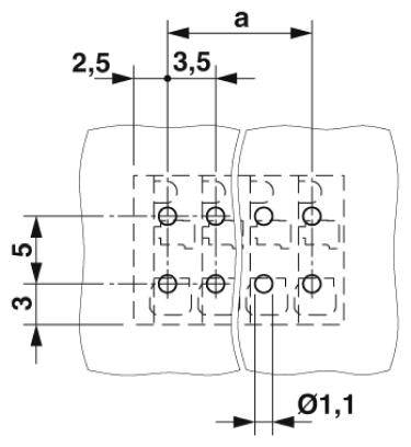 Phoenix Contact 1861933 Printklemme 1.5 mm² Polzahl 2 Grün 210 St.