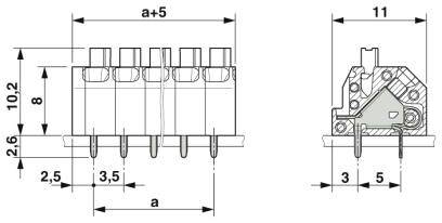Phoenix Contact 1862055 Printklemme 1.5mm² Polzahl 3 Grün 140St.