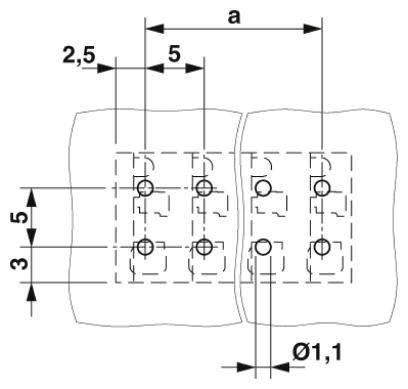 Phoenix Contact 1862453 Printklemme 1.5mm² Polzahl 6 Grün 50St.
