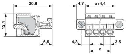 Phoenix Contact Buchsengehäuse-Kabel Polzahl Gesamt 18 Rastermaß: 3.5 mm 1940253 50 St.