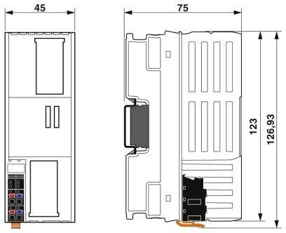 Phoenix Contact AXL P BK PN AF 2316390 Buskoppler 24 V/DC