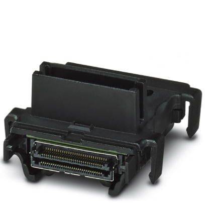 Ein schwarzer Steckverbinder mit mehreren Pins. Wird in elektronischen Geräten zur Datenübertragung verwendet.