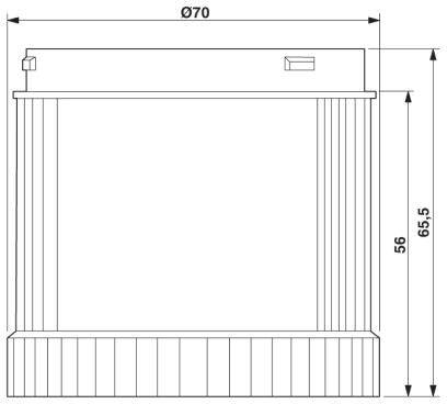Phoenix Contact PSD-S OE LED FL RD LED-Element Rot 24 V/DC 1St.