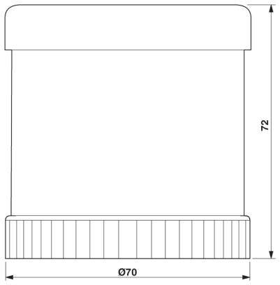 Phoenix Contact 2700141 Miniatur Sirene Geräusch-Entwicklung: 100 dB Spannung: 24 V/DC Intervallton, Sirenenton 1St.