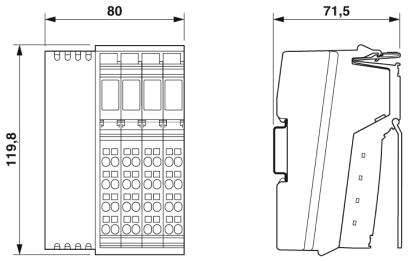 Phoenix Contact IL ETH BK DI8 DO4 2TX-XC-PAC 2701388 Buskoppler 24 V/DC