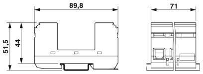 Phoenix Contact 2838885 VAL-MS/3+1-BE Überspannungsschutzbasiselement 1St.