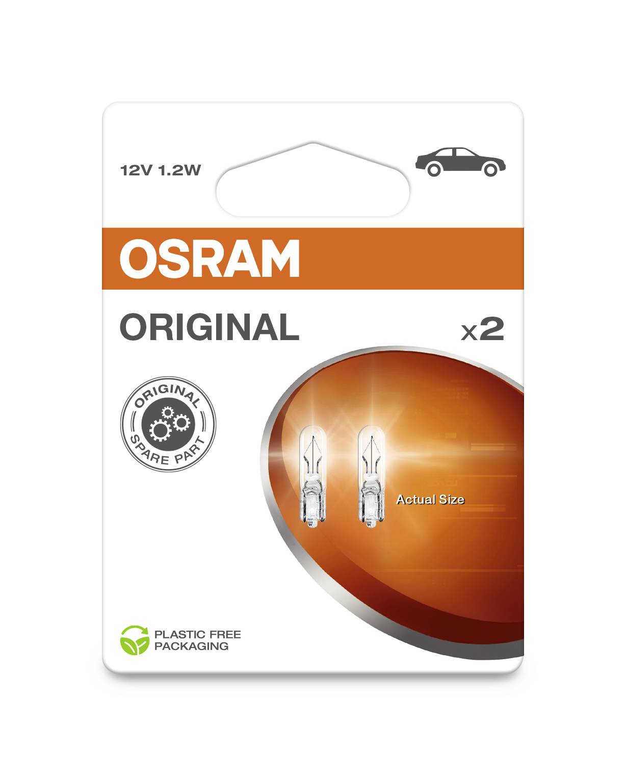 Osram Automotive 4062172395762 Signal Leuchtmittel Standard W2W 1.22W 12V