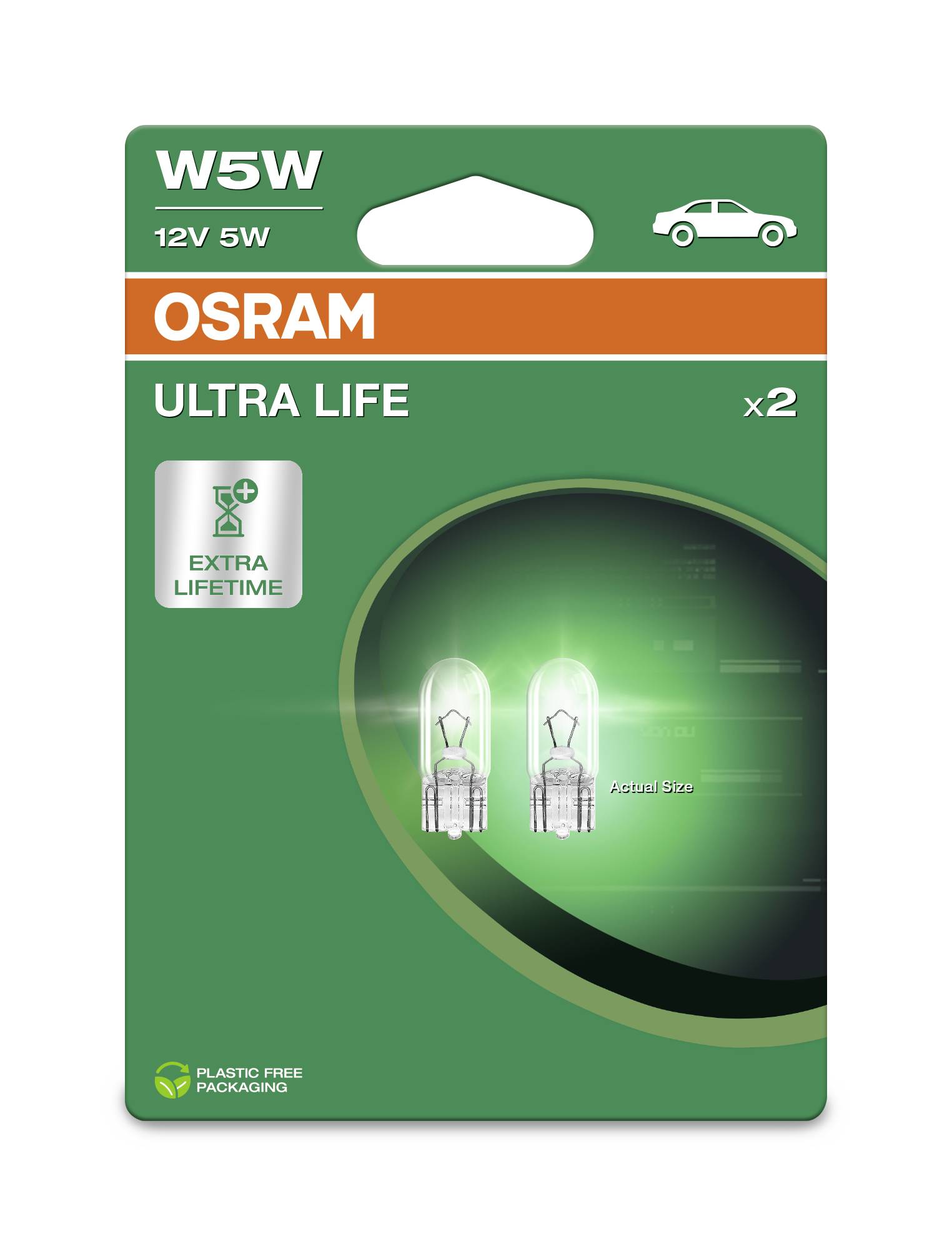 Osram Automotive 4062172394734 Signal Leuchtmittel Ultra Life W5W 5W 12V