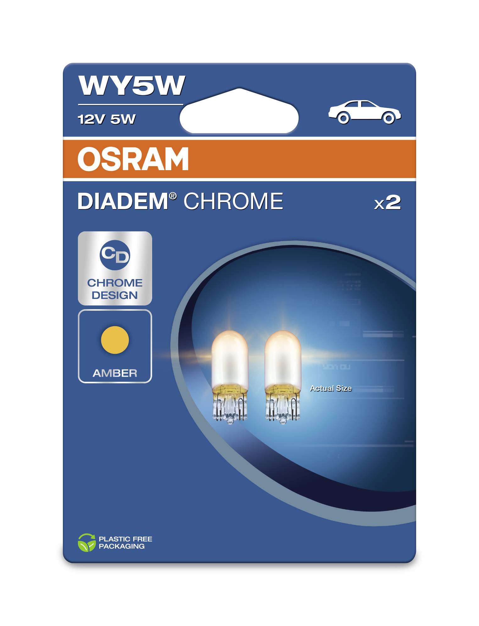 Osram Automotive 4062172394758 Signal Leuchtmittel Diadem WY5W 5W 12V