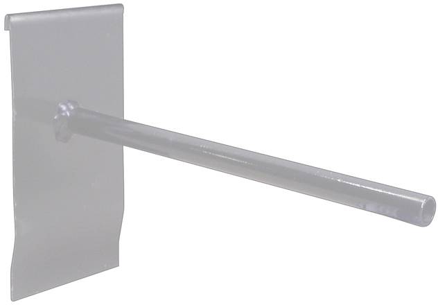 Metallhaken mit einer langen Stange, geeignet zur Wandmontage zur Aufhängung von Gegenständen.