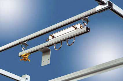 Manuflex ZB3417 Gerätebrücke für UNIVERSAL und PROFI, BxTxH 1338 x 352 x 19 mm, für Tischbreite 1500mm