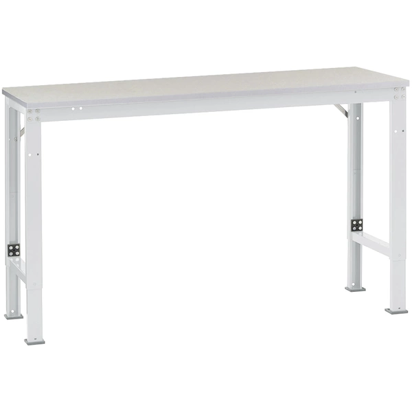 Manuflex AU7009.7035 Arbeits-Grundtisch UNIVERSAL Spezial mit PVC Dekorplatte, BxTxH = 1000x600x722-1022mm Lichtgrau (RAL 7035) Manuflex AU7009.7035 Arbeits-Grundtisch UNIVERSAL Spezial mit PVC Dekorplatte, BxTxH = 1000x600x722-1022mm Lichtgrau (RAL 7035)