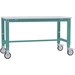 Manuflex AU7341.5021 Arbeitstisch UNIVERSAL Spezial mobil mit Melaminplatte, BxTxH = 1500 x 600 x 752-972mm Wasserblau Manuflex AU7341.5021 Arbeitstisch UNIVERSAL Spezial mobil mit Melaminplatte, BxTxH = 1500 x 600 x 752-972mm Wasserblau