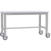 Manuflex AU7329.9006 Arbeitstisch UNIVERSAL Spezial mobil mit PVCplatte, BxTxH = 1250 x 600 x 752-972mm Alusilber Manuflex AU7329.9006 Arbeitstisch UNIVERSAL Spezial mobil mit PVCplatte, BxTxH = 1250 x 600 x 752-972mm Alusilber