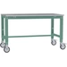 Manuflex AU7344.0001 Arbeitstisch UNIVERSAL Spezial mobil mit Blechbelagplatte, BxTxH = 1500 x 600 x 752-972mm Grau, Grün Manuflex AU7344.0001 Arbeitstisch UNIVERSAL Spezial mobil mit Blechbelagplatte, BxTxH = 1500 x 600 x 752-972mm Grau, Grün