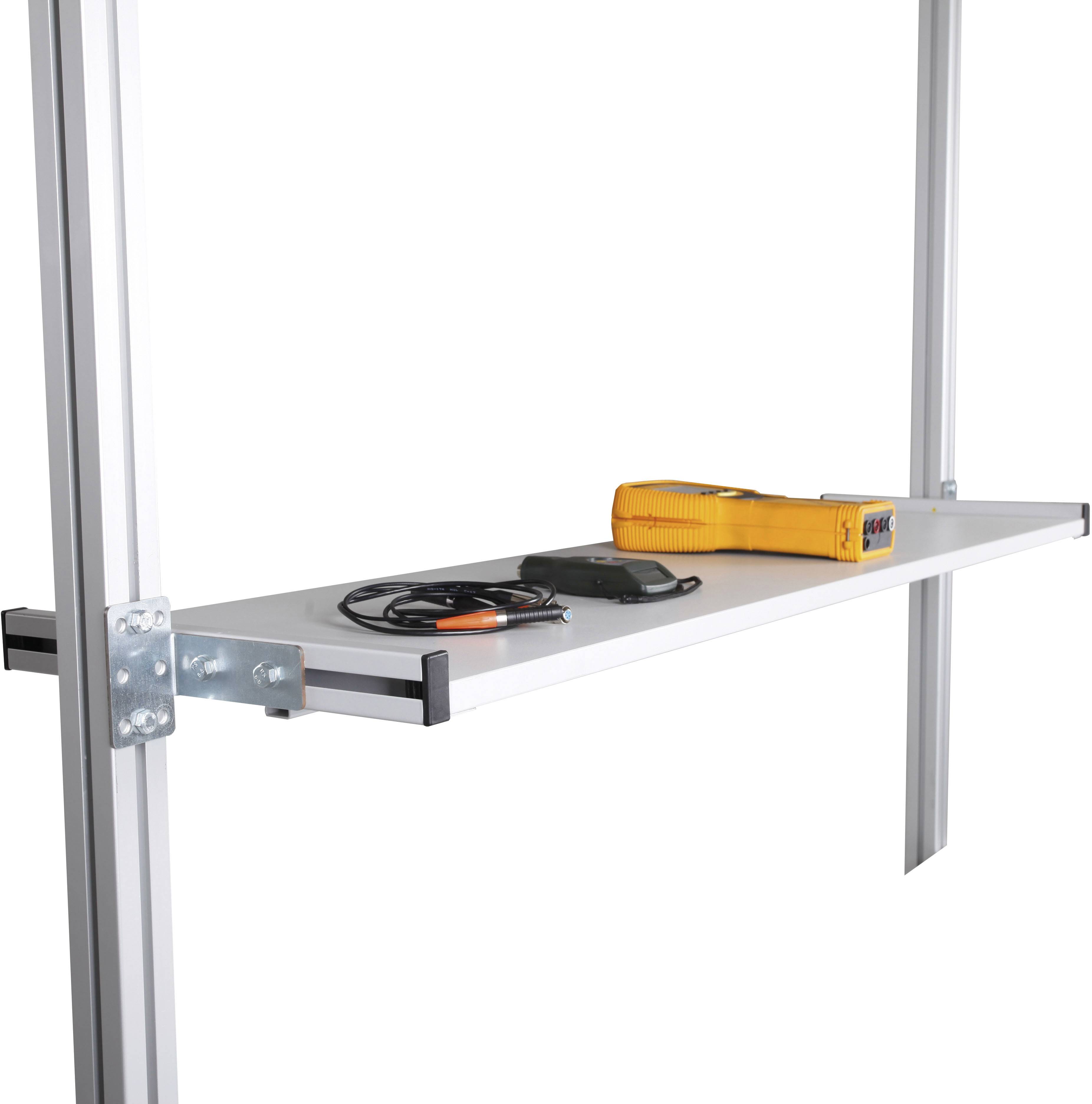 Manuflex LZ8774.7035 ESD ESD-Gerätebrücke für CANTOLAB Arbeitstische mit Tischbreite 1500 mm, BxTxH = 1338 x 350 x 25mm