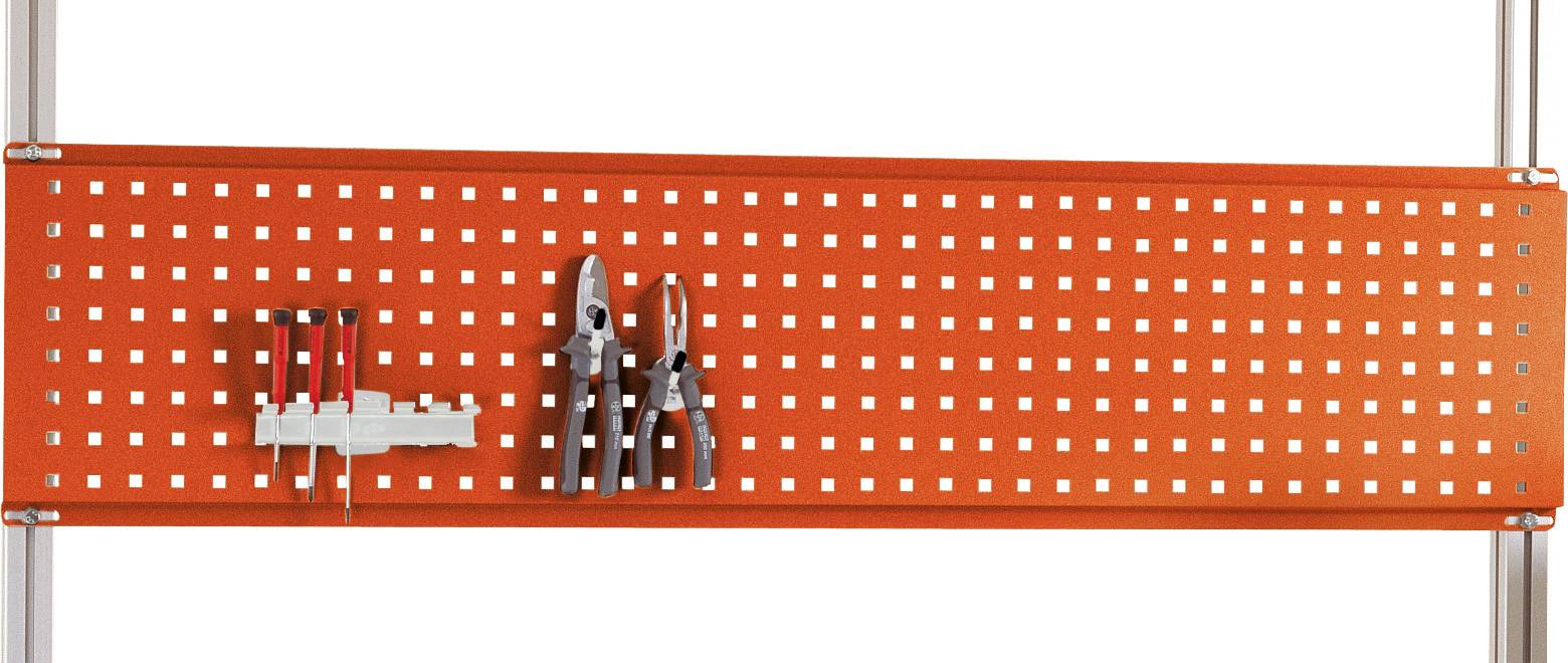 Manuflex LZ8272.2001 ESD-Werkzeug-Lochplatte für UNIVERSAL und CANTOLAB, Nutzhöhe = 300 mm. Für Tischbreite 1250mm 1St.