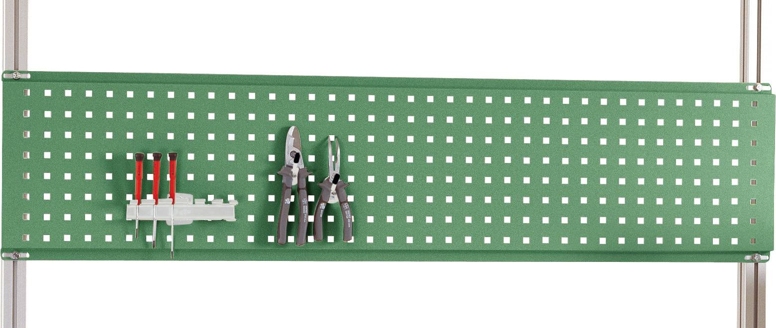 Manuflex LZ8272.6011 ESD-Werkzeug-Lochplatte für UNIVERSAL und CANTOLAB, Nutzhöhe = 300 mm. Für Tischbreite 1250mm 1St.
