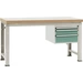 Manuflex WP5617.0001 Komplett-Werkbank Grund PROFI Standard mit Kunststoff-Platte, BxTxH = 2000 x 700 x 840mm Manuflex WP5617.0001 Komplett-Werkbank Grund PROFI Standard mit Kunststoff-Platte, BxTxH = 2000 x 700 x 840mm