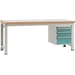 Manuflex WP5427.5021 Komplett-Werkbank Grund PROFI Standard mit Kunststoff-Platte, BxTxH = 1500 x 700 x 840mm Manuflex WP5427.5021 Komplett-Werkbank Grund PROFI Standard mit Kunststoff-Platte, BxTxH = 1500 x 700 x 840mm