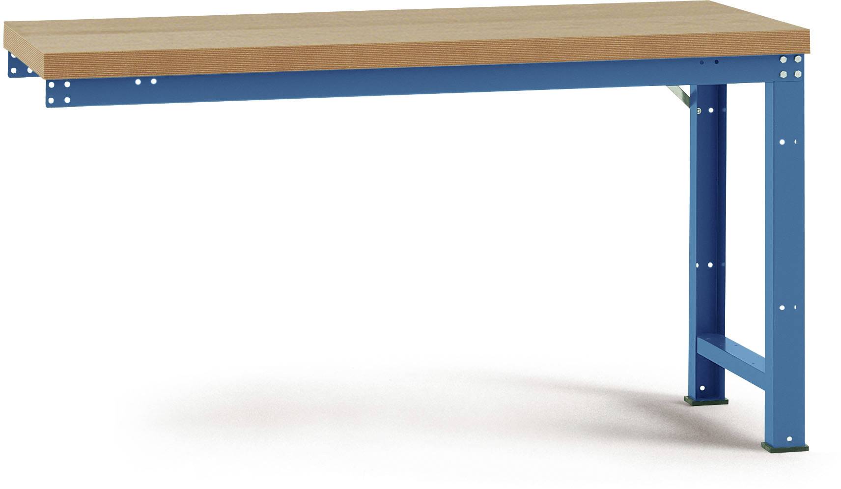 Manuflex WP4004.5007 Anbauwerkbank PROFI Standard mit Multiplexplatte, BxTxH = 1250 x 700 x 840mm