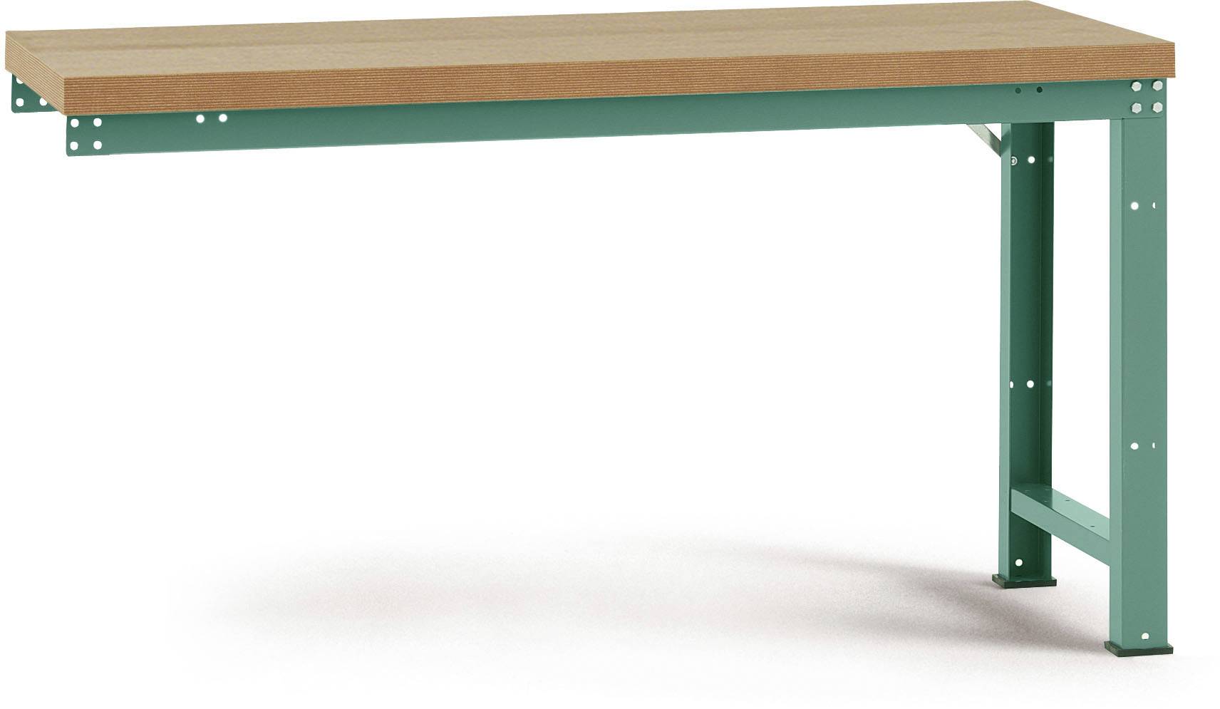 Manuflex WP4014.0001 Anbauwerkbank PROFI Standard mit Multiplexplatte, BxTxH = 1500 x 700 x 840mm