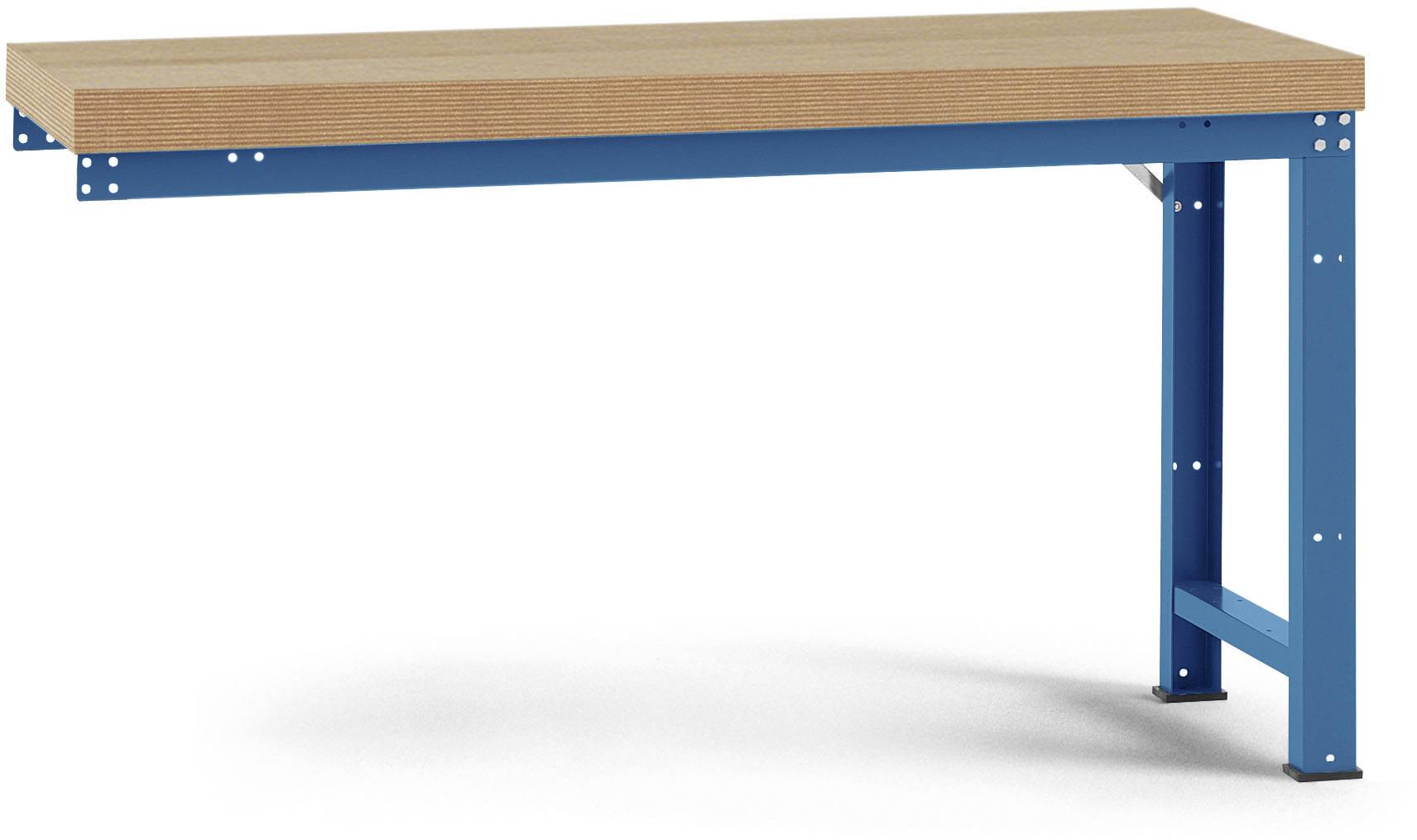 Manuflex WP4025.5007 Anbauwerkbank PROFI Standard mit Multiplexplatte, BxTxH = 1750 x 700 x 850mm