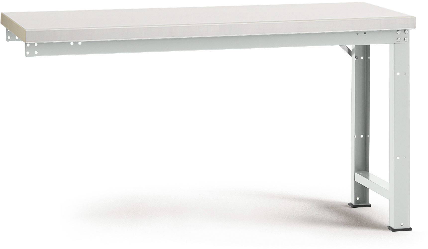 Manuflex WP4016.7035 Anbauwerkbank PROFI Standard mit Blechbelagplatte, BxTxH = 1500 x 700 x 840mm